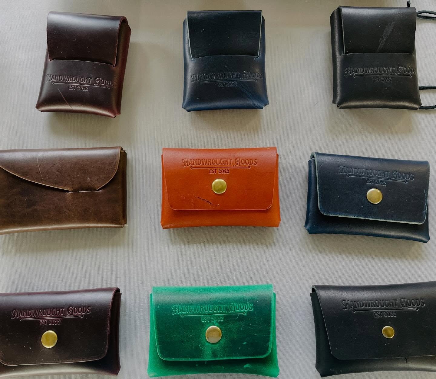 Stitchless Leather Wallets and Pouches